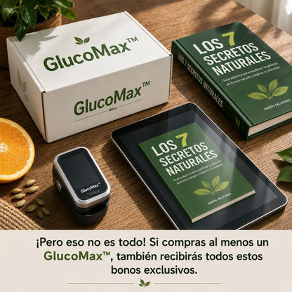 GlucoMax™ 3 en 1 - Medidor de Glucosa Sin Dolor + Colesterol + Presión Arterial + Oxígeno + ENVÍO GRATIS